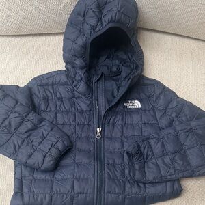 The North Face Dark Blue Quilted Jacket